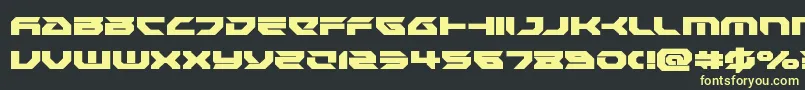 Royalsamurai Font – Yellow Fonts on Black Background