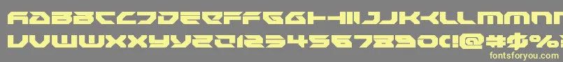 Royalsamurai Font – Yellow Fonts on Gray Background