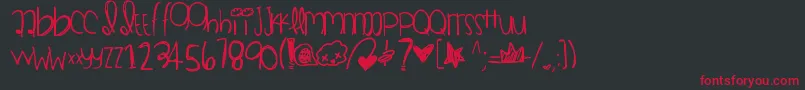 Blackgold Font – Red Fonts on Black Background