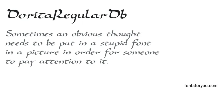 DoritaRegularDb Font