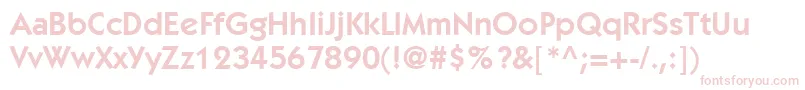 ItcKabelLtDemi Font – Pink Fonts on White Background