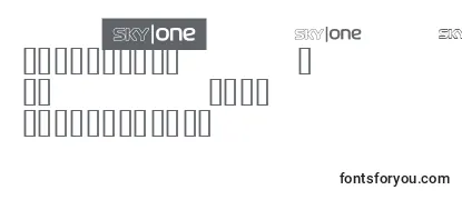Шрифт Skyfontone