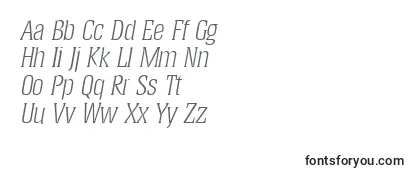 HeliumlhItalic Font