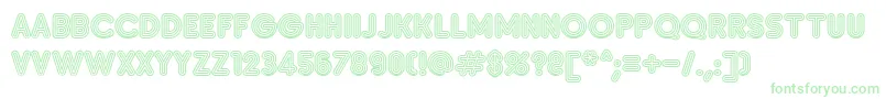 More about SanasoftInsetC.Kz Font SanasoftInsetC.Kz Font – Green Fonts on White Background