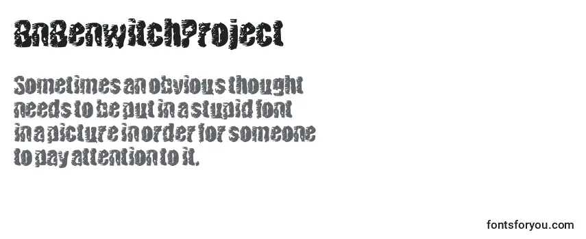 BnBenwitchProject Font