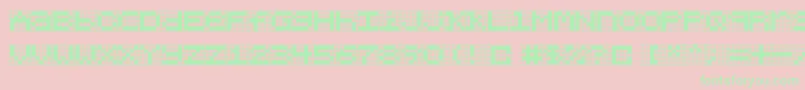 Chlorenuf Font – Green Fonts on Pink Background