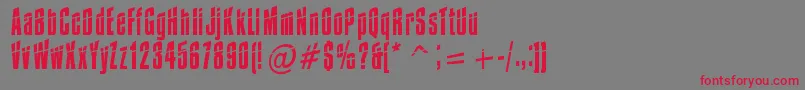 En savoir plus sur la police Impossible0Minus30 Police Impossible0Minus30 – polices rouges sur fond gris