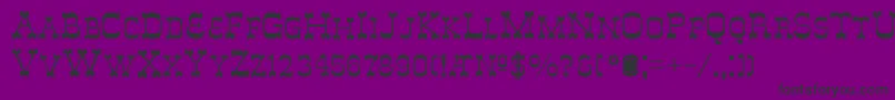 Delouisvillesmallcaps Font – Black Fonts on Purple Background