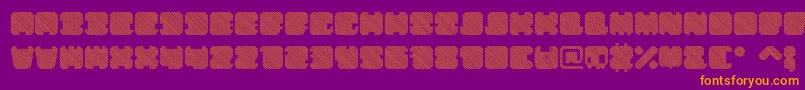 fuente ShdTechnotypeItalic – Fuentes Naranjas Sobre Fondo Morado