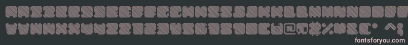 fuente ShdTechnotypeItalic – Fuentes Rosadas Sobre Fondo Negro