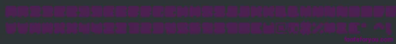 ShdTechnotypeItalic Font – Purple Fonts on Black Background