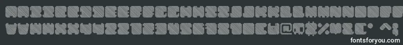 ShdTechnotypeItalic Font – White Fonts
