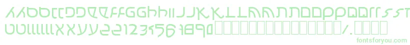 Confusion Font – Green Fonts on White Background