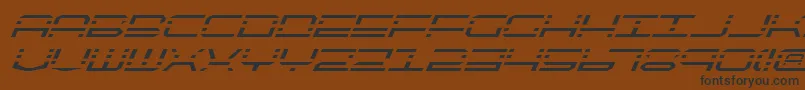 Qqv2i Font – Black Fonts on Brown Background