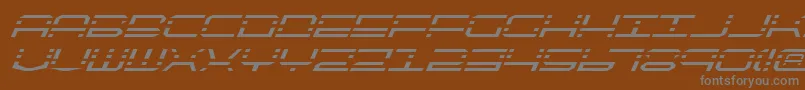 Qqv2i Font – Gray Fonts on Brown Background