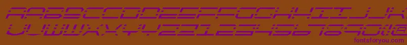 Qqv2i Font – Purple Fonts on Brown Background