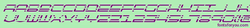 More about Qqv2i Font Qqv2i Font – Purple Fonts on Green Background