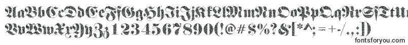 Frakturbrokenglass2Regular-Schriftart – Schriften für Microsoft Word