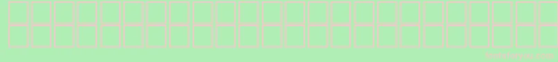 AlKharashi23 Font – Pink Fonts on Green Background