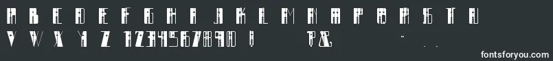 Soroban-fontti – valkoiset fontit mustalla taustalla