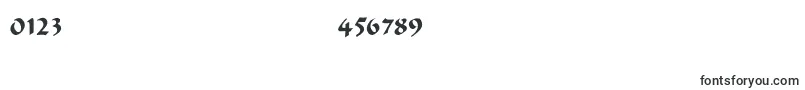 フォントBodaciousNormal – 数字と数値のためのフォント