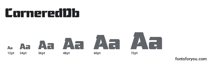 CorneredDb Font Sizes