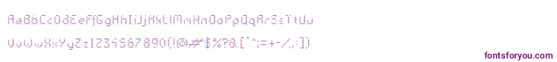 GalacticasRegularv.Striped-fontti – violetit fontit