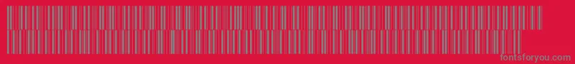 Intp24dmtt Font – Gray Fonts on Red Background