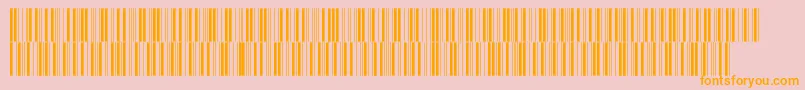 Intp24dmtt Font – Orange Fonts on Pink Background