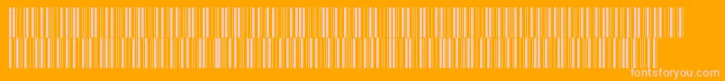 Intp24dmtt Font – Pink Fonts on Orange Background