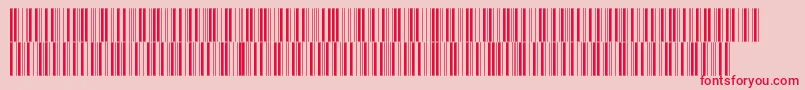 Intp24dmtt Font – Red Fonts on Pink Background