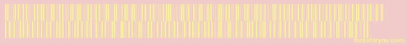 Intp24dmtt Font – Yellow Fonts on Pink Background