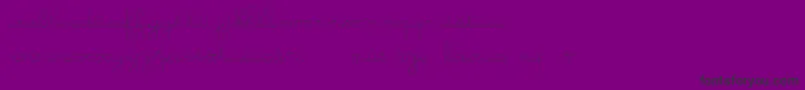 GsOpen Font – Black Fonts on Purple Background