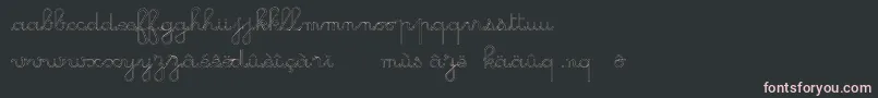 GsOpen-Schriftart – Rosa Schriften auf schwarzem Hintergrund