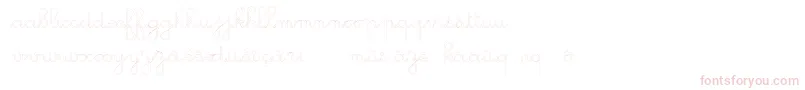 GsOpen-fontti – vaaleanpunaiset fontit valkoisella taustalla