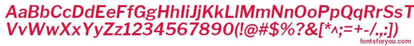 LibrefranklinSemibolditalic Font – Red Fonts