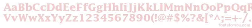 フォントInsightSsiBold – ピンクのフォント
