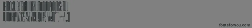 BriemakademistdBoldcomp Font – Black Fonts on Gray Background