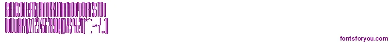 BriemakademistdBoldcomp Font – Purple Fonts on White Background