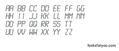Обзор шрифта Lcdmn