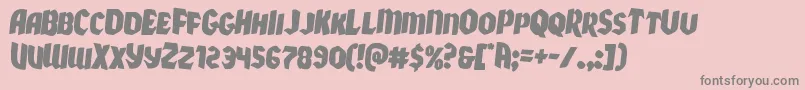 Xmasxpressrotate2 Font – Gray Fonts on Pink Background