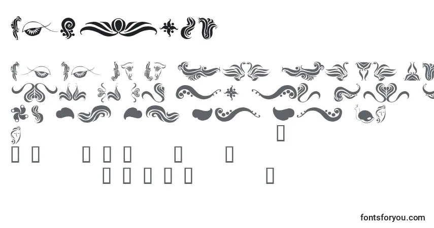 Шрифт Absinth – алфавит, цифры, специальные символы