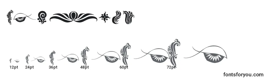 Absinth Font Sizes