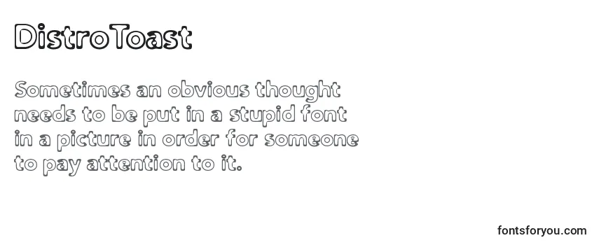 DistroToast-fontti