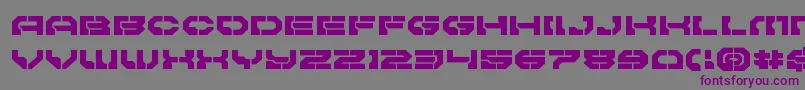 Pulsarclassexpand Font – Purple Fonts on Gray Background