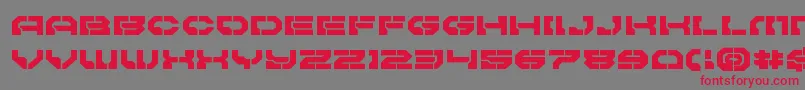 Pulsarclassexpand Font – Red Fonts on Gray Background