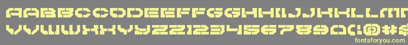 Pulsarclassexpand Font – Yellow Fonts on Gray Background