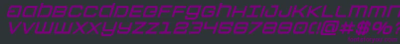Colonymarinesboldital Font – Purple Fonts on Black Background