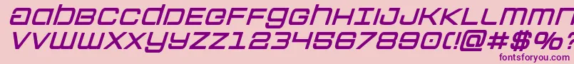 Colonymarinesboldital Font – Purple Fonts on Pink Background