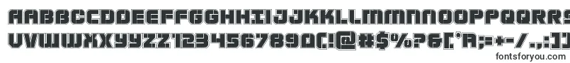 Шрифт Supersubmarineacad – блочные шрифты